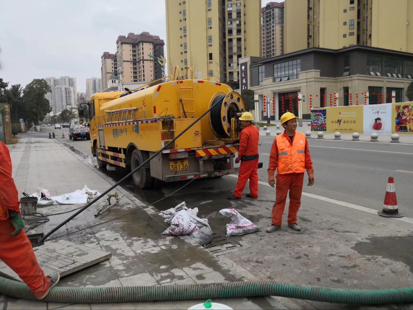 镶黄排污管道清淤-管道清洗