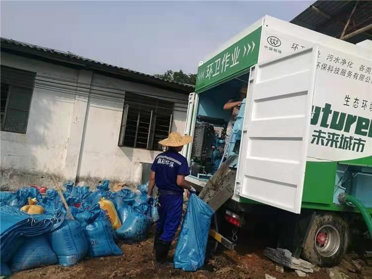 镶黄工业污泥压干处理